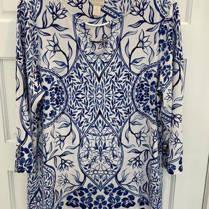 Chico's Blue Willow Top